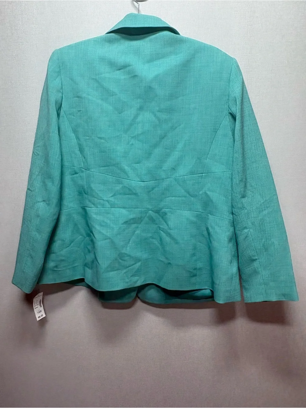 Jones Studio Teal Green Women's Two-Button Blazer